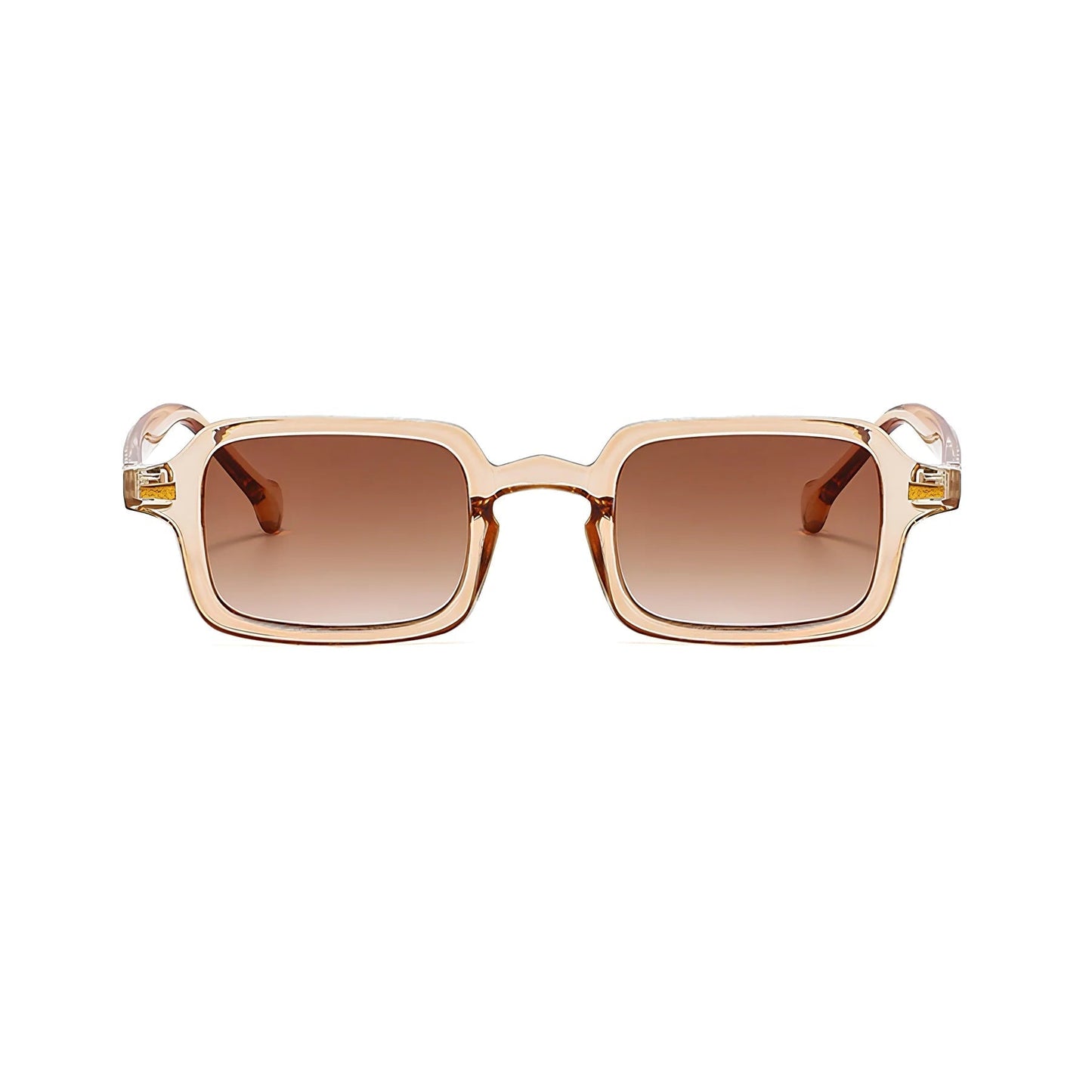 Trendy Men's Polarized Shades With Tinted Lenses