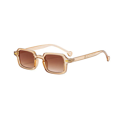 Trendy Men's Polarized Shades With Tinted Lenses
