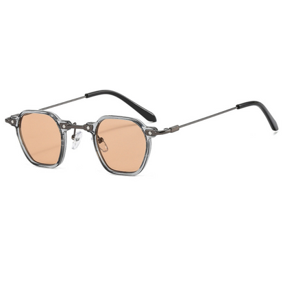Trendy Men's Tinted Sunglasses UV Protection