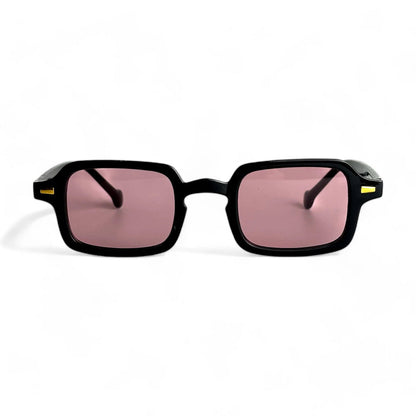 Trendy Men's Polarized Shades With Tinted Lenses
