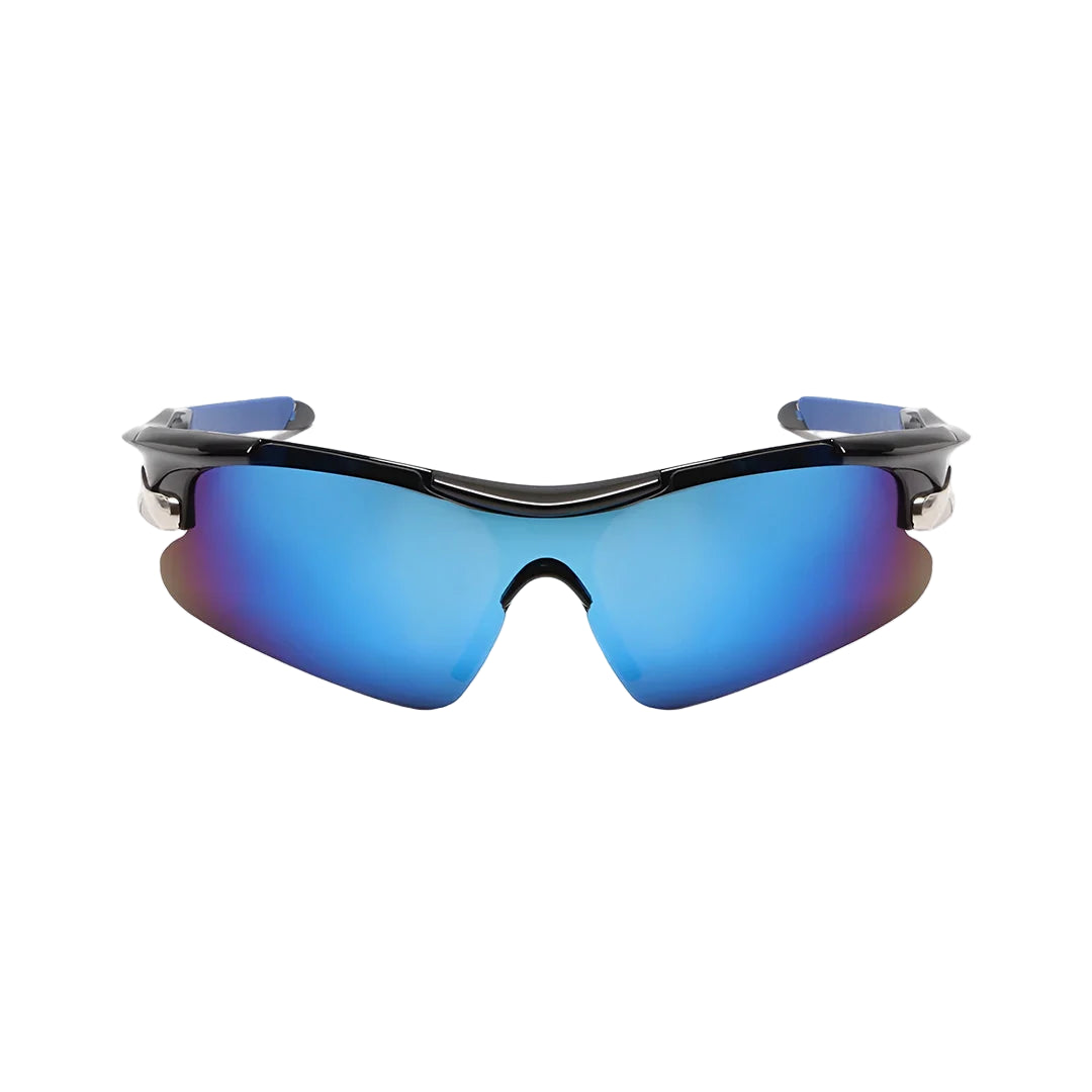 Sporty Wraparound Sunglasses with UV Protection - Lusomart