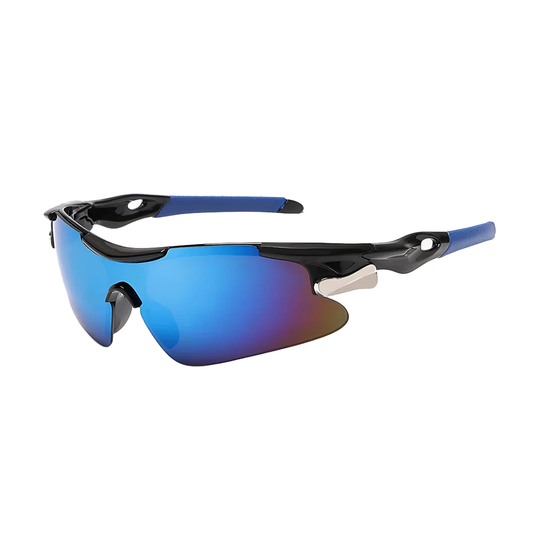 Sporty Wraparound Sunglasses with UV Protection