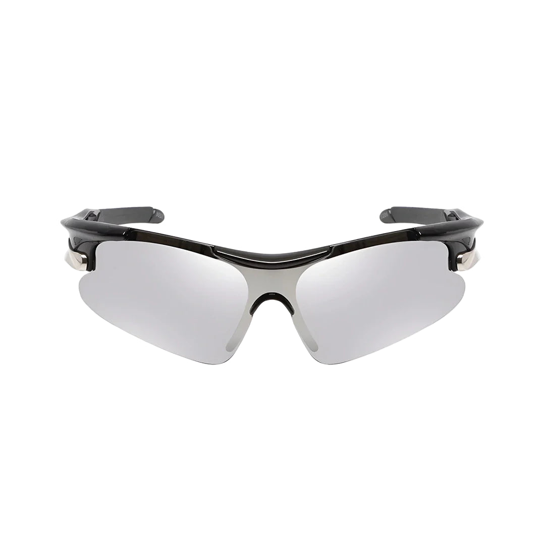 Sporty Wraparound Sunglasses with UV Protection