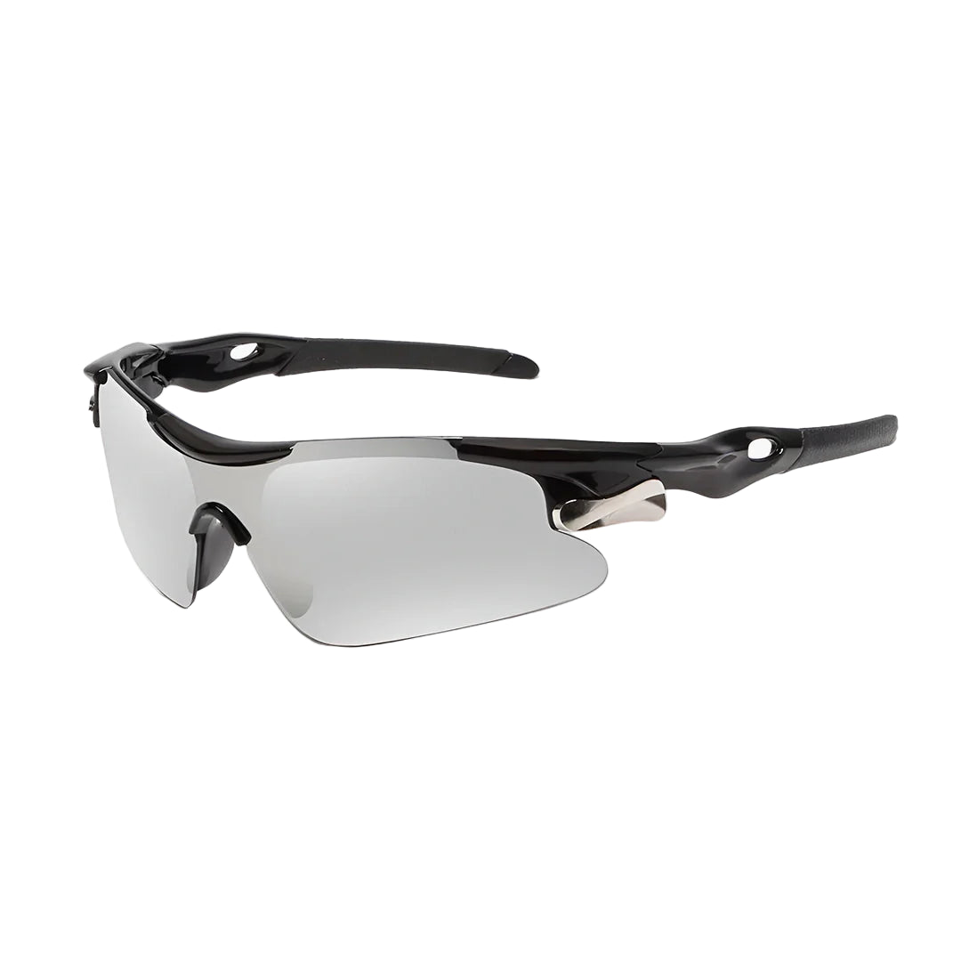 Sporty Wraparound Sunglasses with UV Protection