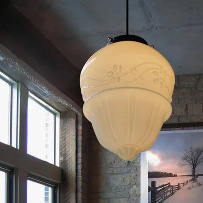 Vintage Crystal Drop Pendant Lamp