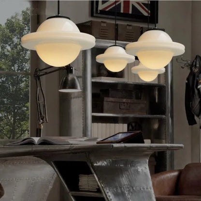 Vintage Crystal Drop Pendant Lamp