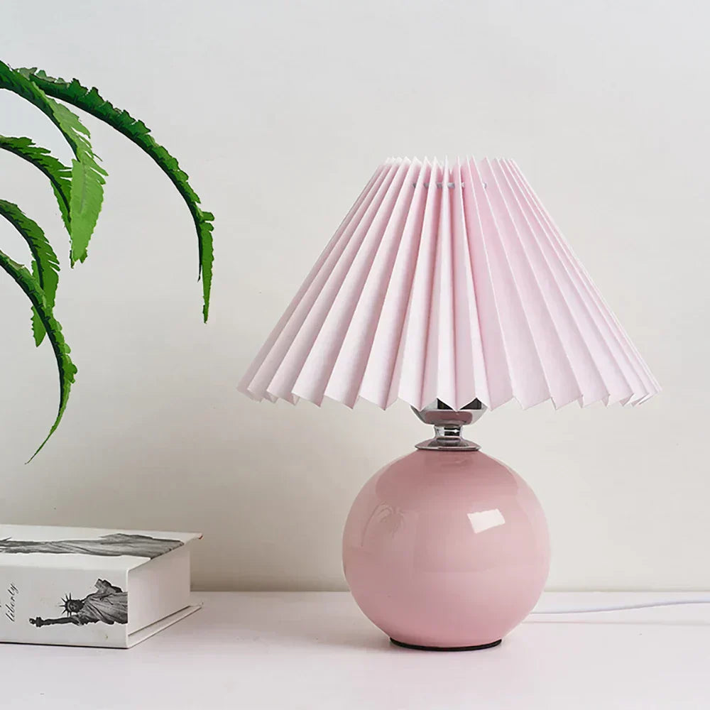 Classic Table Lamp - Soft Shade & Cozy Glow - Lusomart