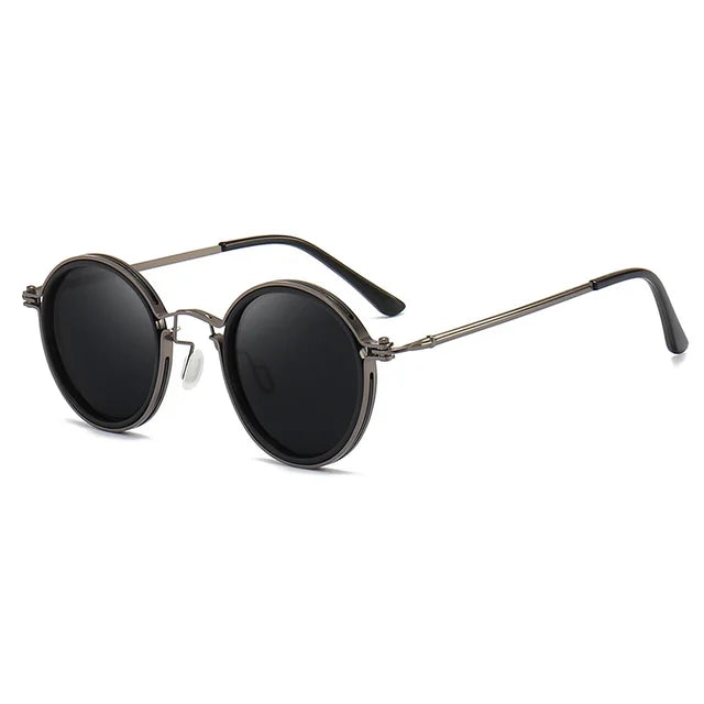 Classic Round Shades Gold Frame UV Protection