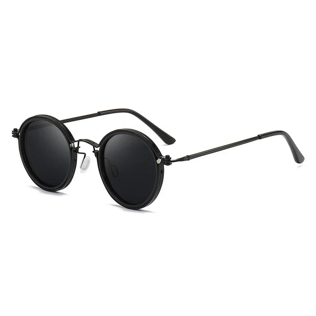 Classic Round Shades Gold Frame UV Protection