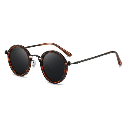 Classic Round Shades Gold Frame UV Protection