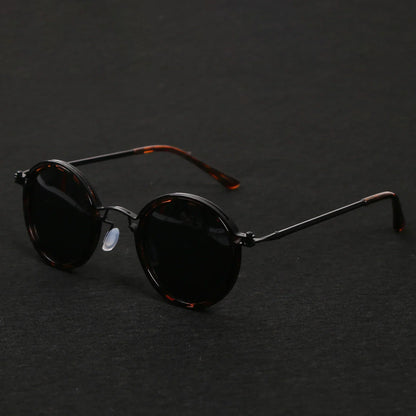 Classic Round Shades Gold Frame UV Protection