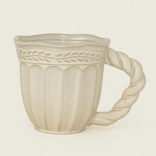 Classic Antique Porcelain Coffee Mug - Lusomart