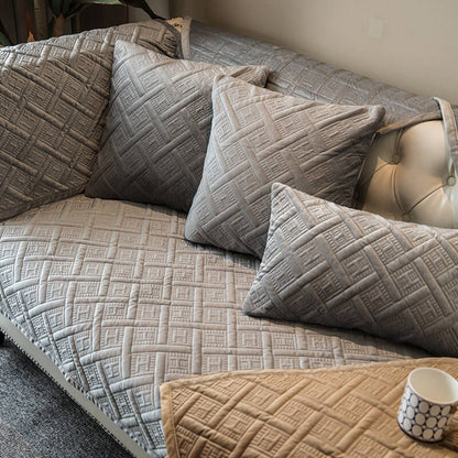 Durable Soft Plush Furniture Protector Slipcover