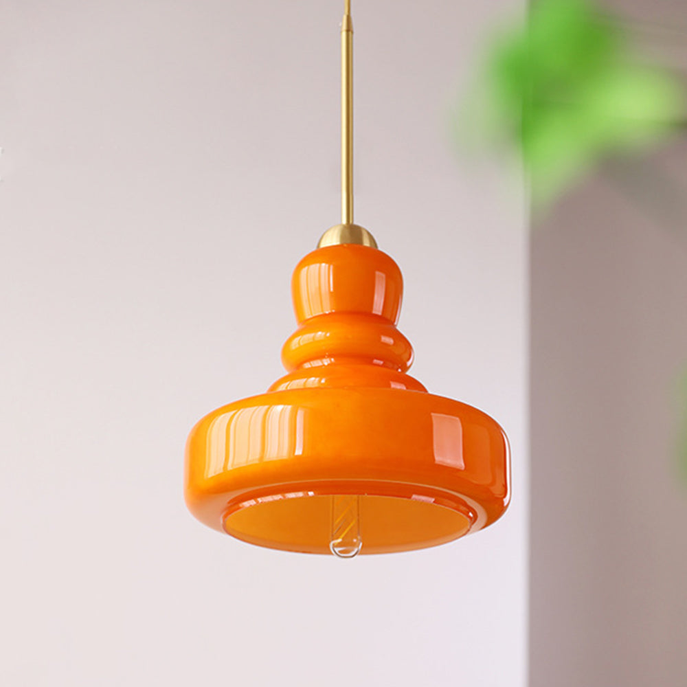 Vintage Colorful Gourd Pendant Hanging Lamp 6