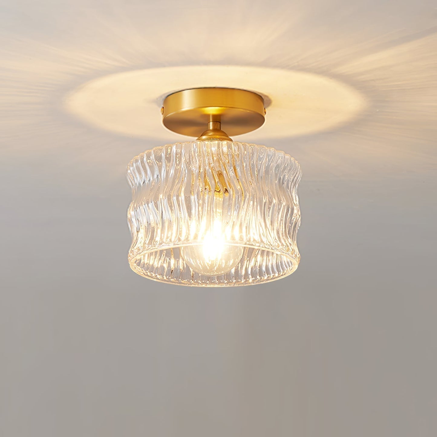 Classic Sparkling Glass Pendant Light Fixture - Lusomart