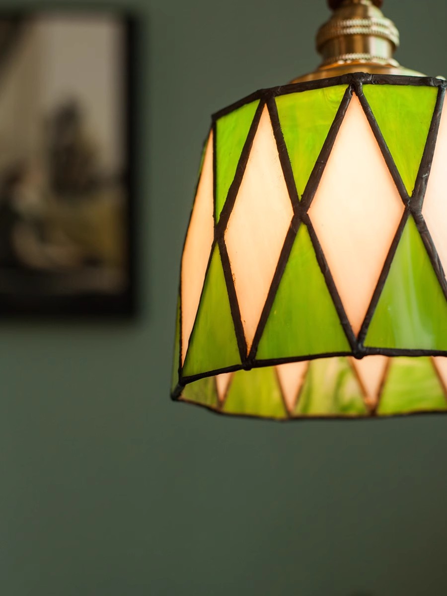 Vintage Crystal Drop Pendant Lighting Fixture