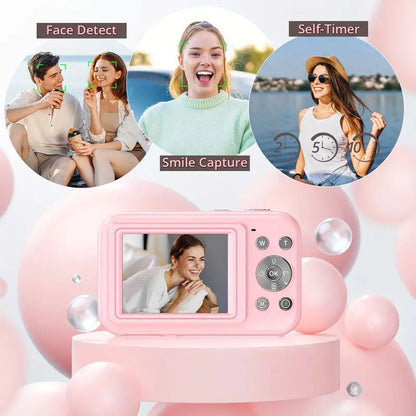 Vintage digital camera with 1080p video recording - Lightweight and portable retro camera 5