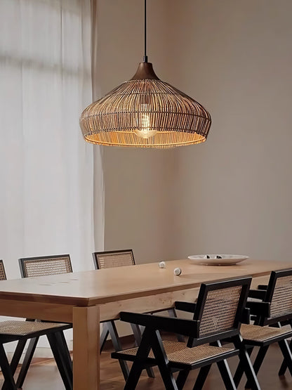 Vionel | Wicker Rattan Pendant Lamp for Vintage Interiors 7