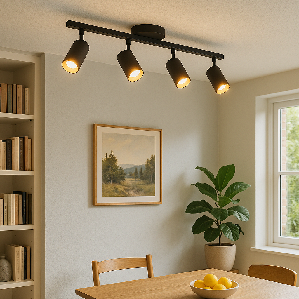 Modern 4-Light Ceiling Lamp for Living Room - Lusomart