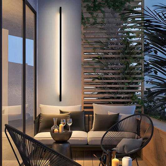 Stylish Garden Wall Lamp with Sleek Metal Design - Lusomart