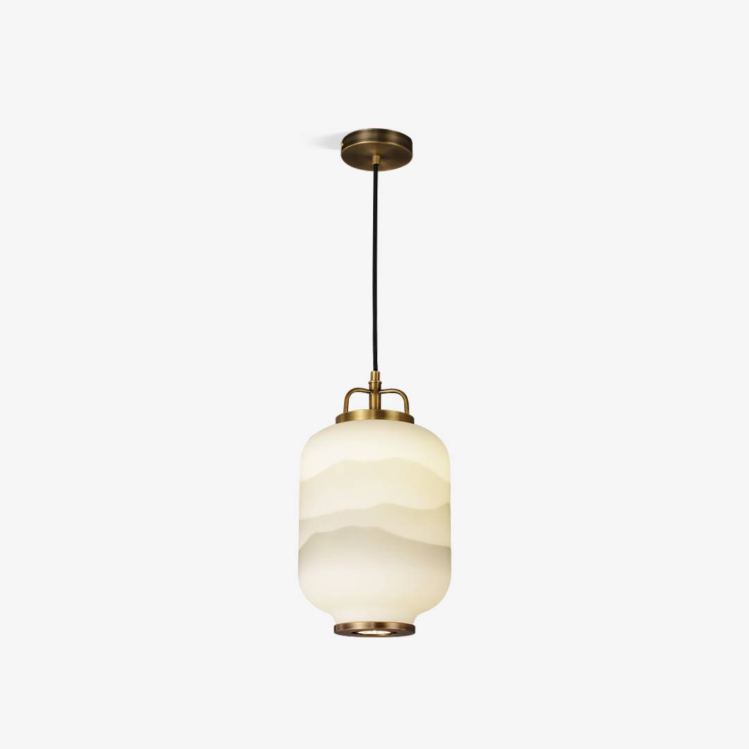 Sleek Glass Hanging Light For Modern Ceiling Fixtures