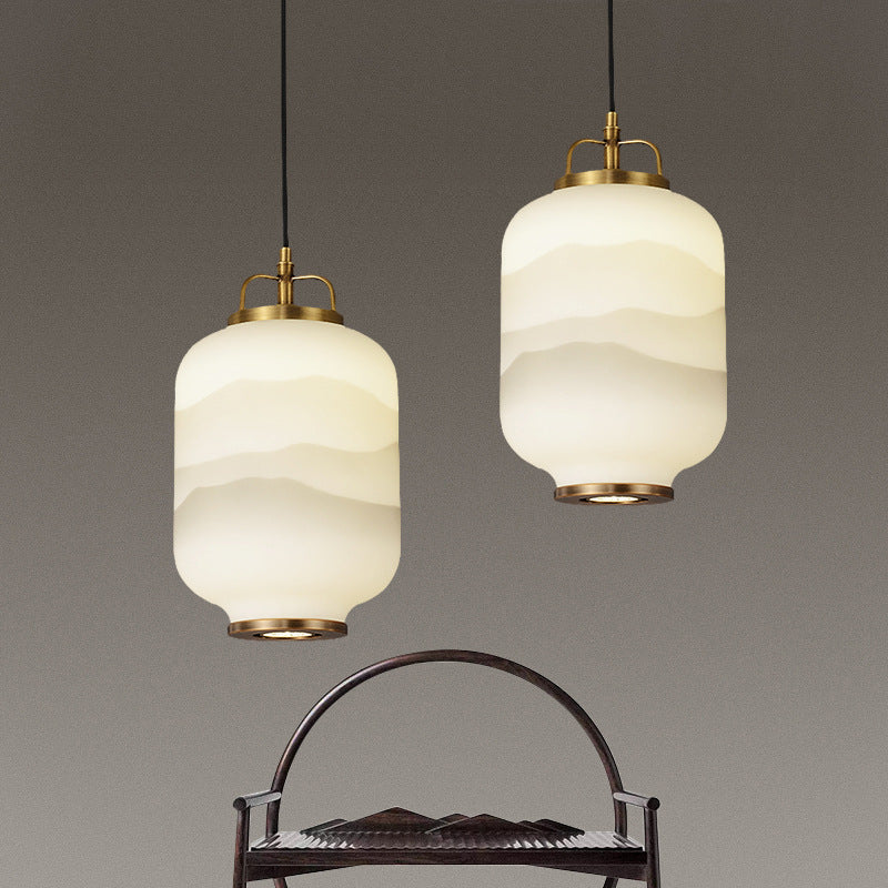 Sleek Glass Hanging Light For Modern Ceiling Fixtures