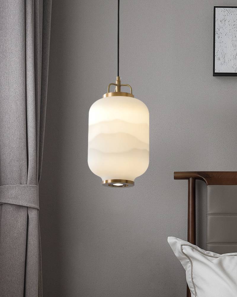 Sleek Glass Hanging Light For Modern Ceiling Fixtures