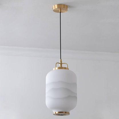 Sleek Glass Hanging Light For Modern Ceiling Fixtures