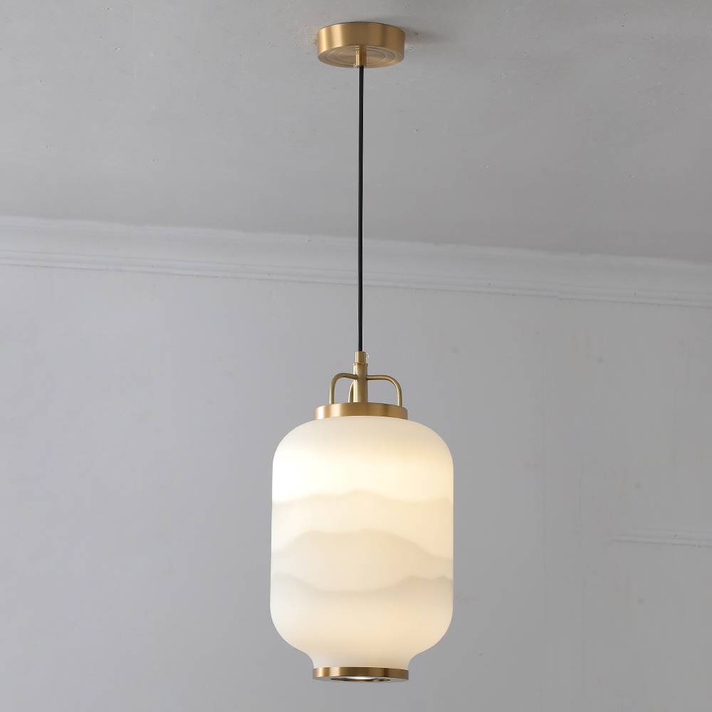 Sleek Glass Hanging Light For Modern Ceiling Fixtures