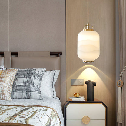 Sleek Glass Hanging Light For Modern Ceiling Fixtures