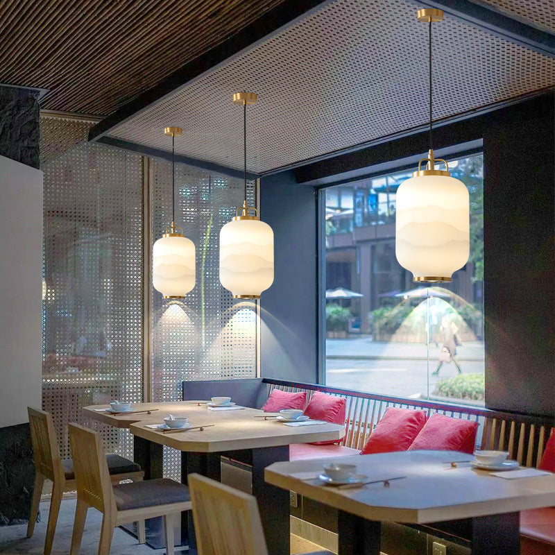 Sleek Glass Hanging Light For Modern Ceiling Fixtures
