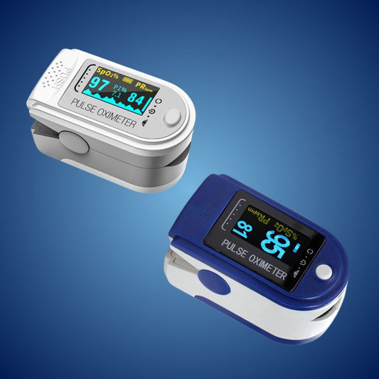 Compact Finger Pulse Oximeter with OLED Screen - Lusomart