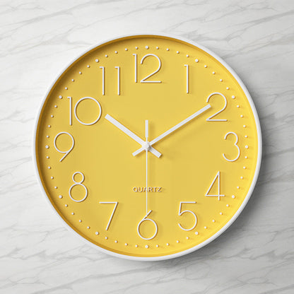 Classic Simple Big White Wall Clock