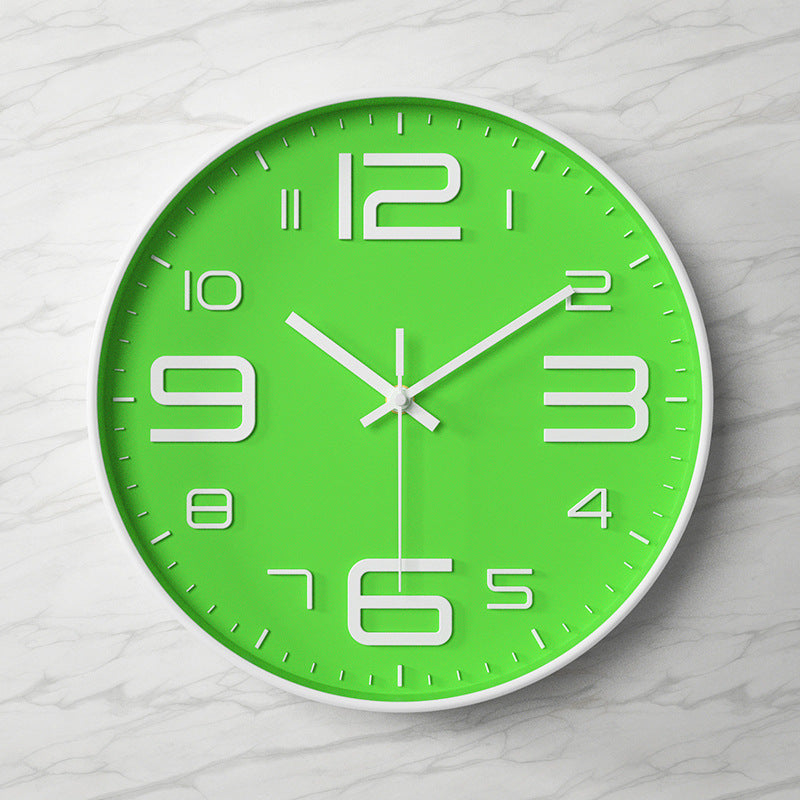 Classic Simple Big White Wall Clock