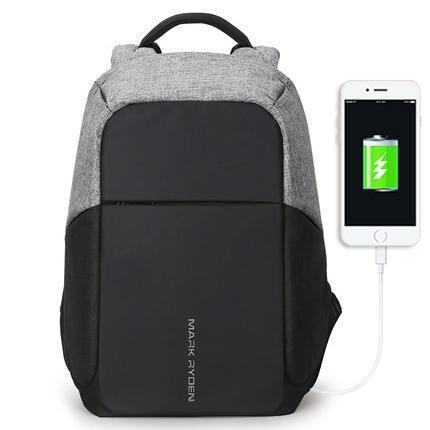 Secure Waterproof College Laptop Backpack - Lusomart