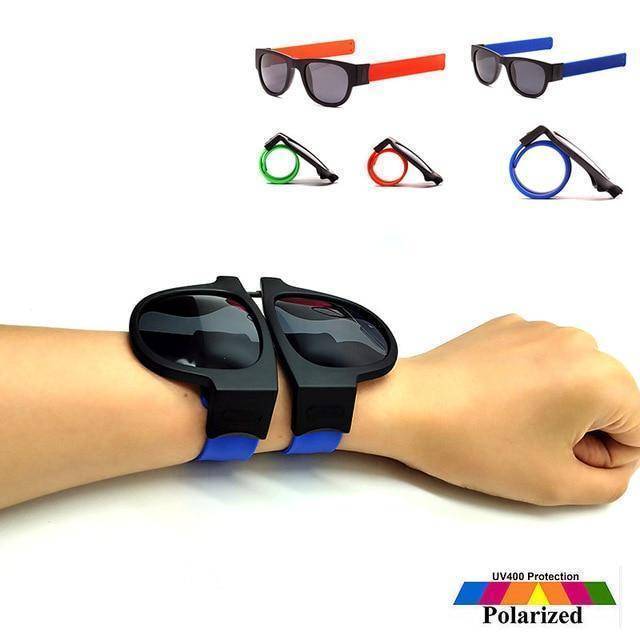 Sporty Polarized Wrap Around Shades - Lusomart