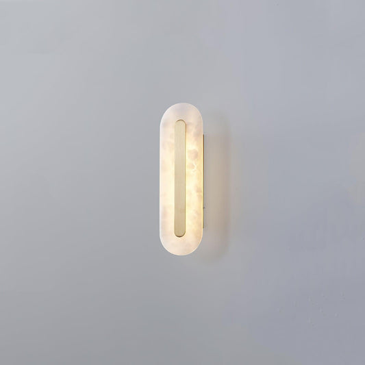 Contemporary Slim Wall Light with Round Design - Lusomart