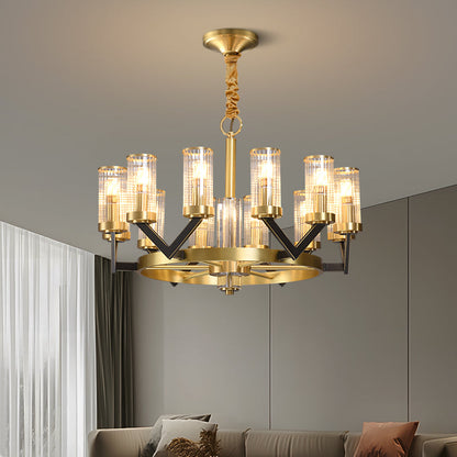 Luxury Crystal Pendant Ceiling Light Fixture - Lusomart