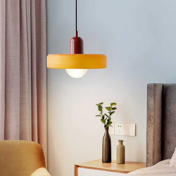Vibrant Glass Modern Pendant Lighting for Dining Areas