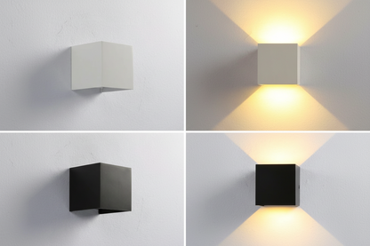 Smart Motion LED Cube Wall Lamp Rechargeable