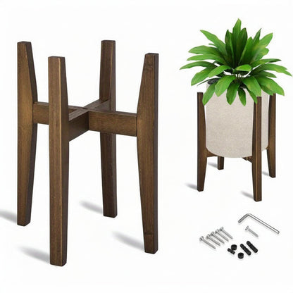 Sturdy Indoor Marble Plant Display Table - Lusomart
