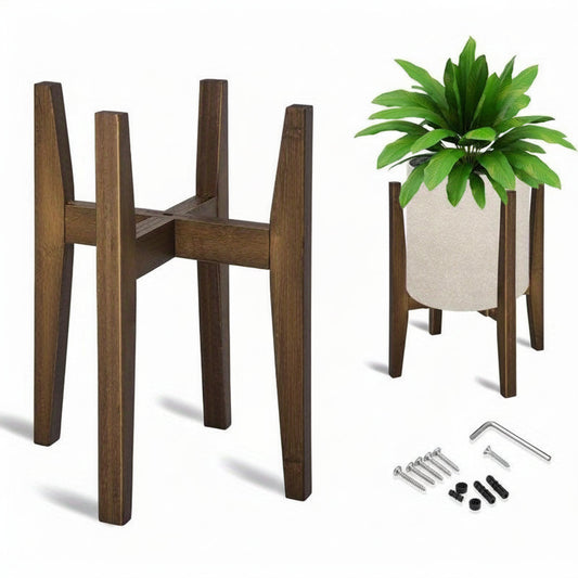 Sturdy Indoor Marble Plant Display Table - Lusomart