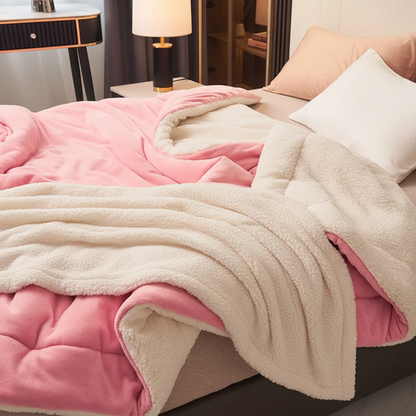 Plush Fleece Blanket Soft Warm Throw for Bed Sofa