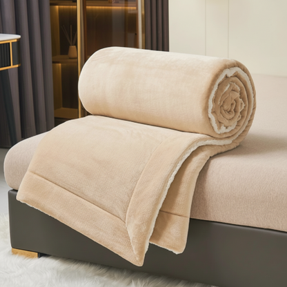 Plush Fleece Blanket Soft Warm Throw for Bed Sofa