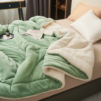 Plush Fleece Blanket Soft Warm Throw for Bed Sofa