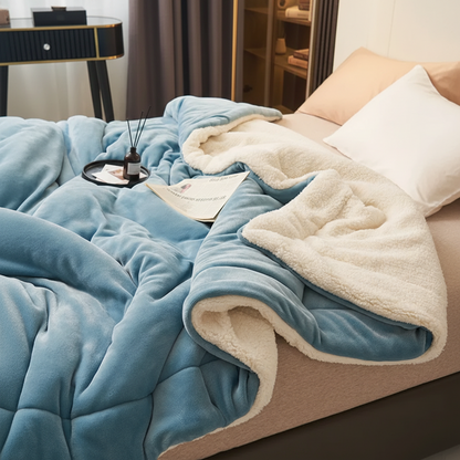 Plush Fleece Blanket Soft Warm Throw for Bed Sofa
