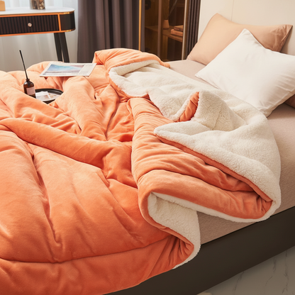 Plush Fleece Blanket Soft Warm Throw for Bed Sofa