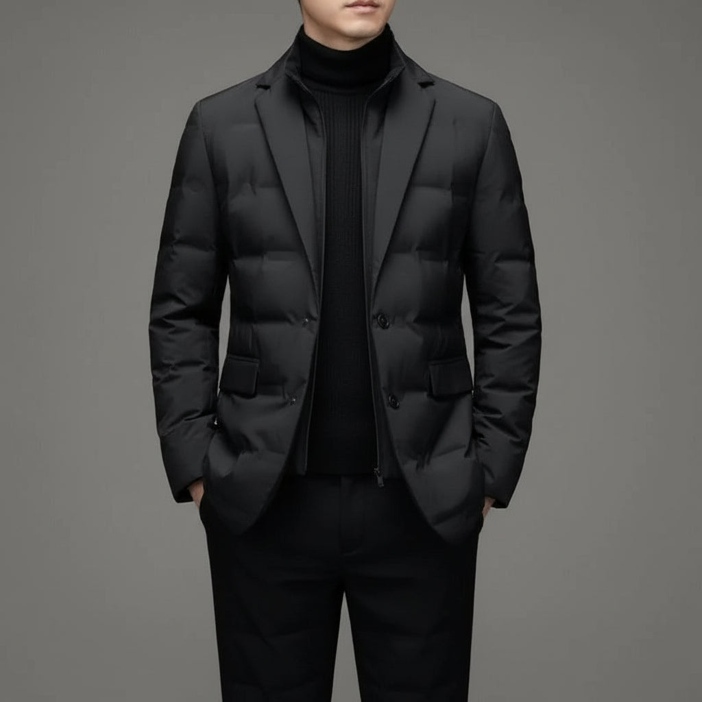 Waterproof Men's Insulated Business Jacket Coat - Lusomart