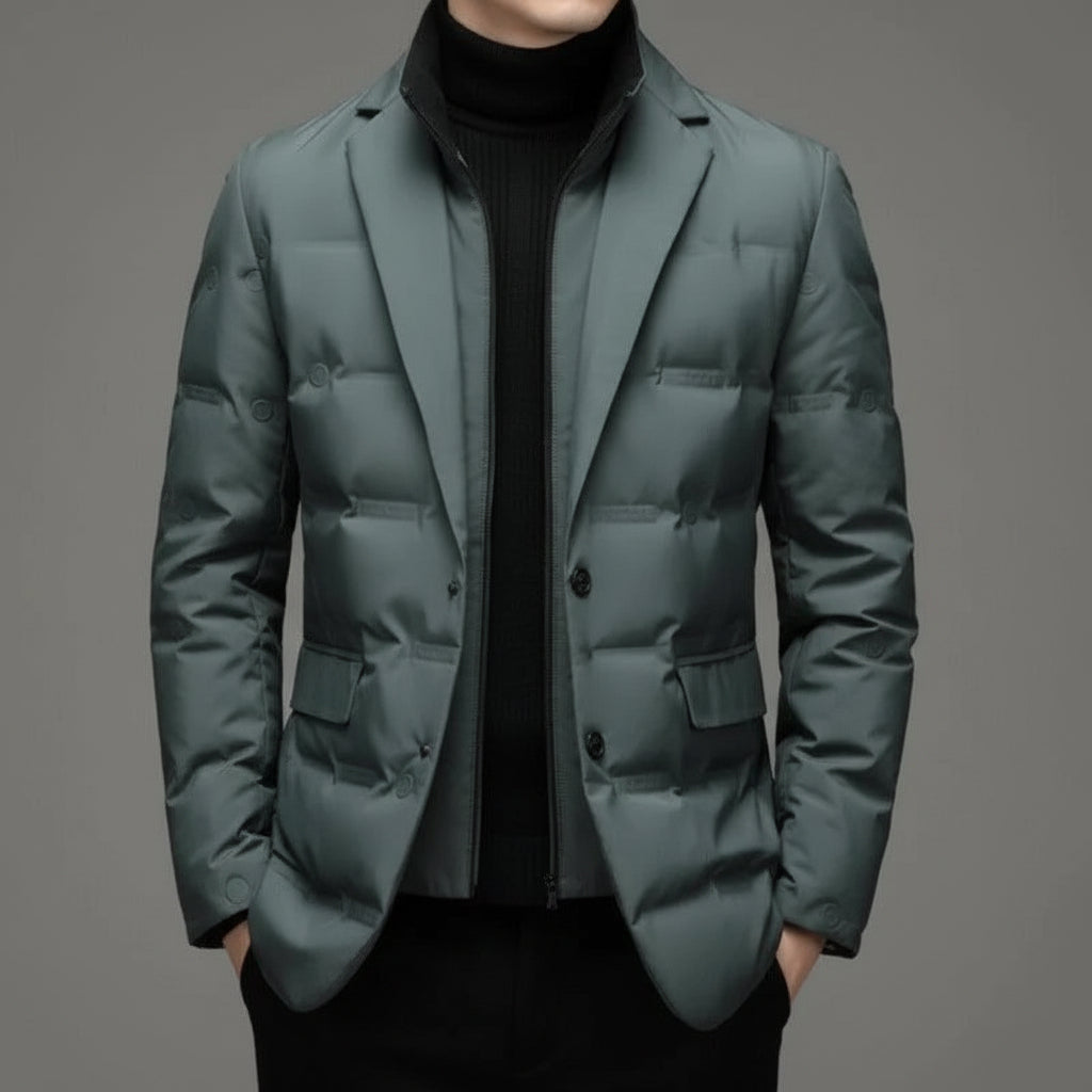 Waterproof Men's Insulated Business Jacket Coat