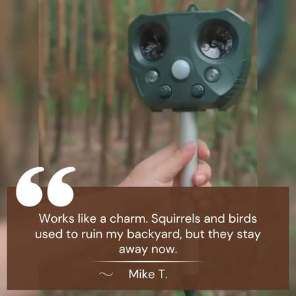 Outdoor Bird Repellent Ultrasonic Pest Deterrent
